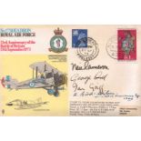 Sergeant Pilot Neil Cameron Air Vice Marshal Harold Bird-Wilson 17 Squadron FDC commemorating the