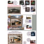 - Benham Channel Tunnel FDC about 40 covers comm. Major Tunnel events plus Official FDCs and few