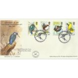 1980 Birds Official Markton Stamps FDC with Norwich special postmark. Good condition
