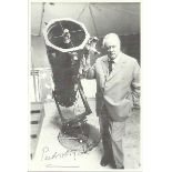 Patrick Moore signed 6x4 b x w photo. Good condition