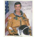 Space signed collection of photos and covers. Includes SPA385 Official NASA litho colour portrait