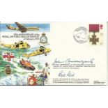 Victoria Cross Winners 50th Anniversary of the Royal Air Force Rescue Services cover. Signed by