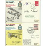 RAF Squadrons VIP special signed collection in Black Logoed RAF album. Complete set of 50 covers