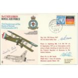 33rd Anniversary of the Battle of Britain 15th September 1973 No 92 Squadron R A F cover. Signed