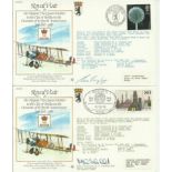 Queens Flight Royal Visit cover collection in Special Logoed Album with slip case. Contains both a