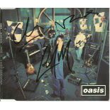 Liam Gallagher signed front of CD insert card Oasis Supersonic. Good condition