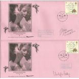 Signed cover collection. Seven St Valentine’s day covers 1996, many flown by Concorde signed by