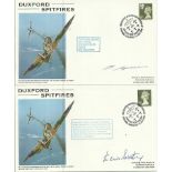 Spitfire Signed Cover collection. 8 Stunning Spitfire covers, each individually signed by WWII
