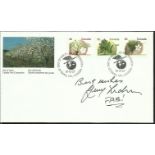 Gerry Anderson signed 1991 Canadian Wildlife FDC. Creator of Thunderbirds and Stingray. Comes with