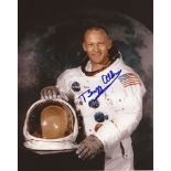 Buzz Aldrin - Stunning colour 8x10 high quality photograph signed by Apollo XI moonwalker Buzz