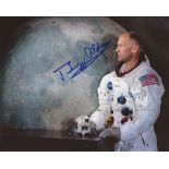 Buzz Aldrin - Stunning colour 8x10 high quality photograph signed by Apollo XI moonwalker Buzz