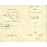 Donald Campbell, John Cobb, George Easton, Stirling Moss, Kay Petre plus 2 unidentified signed