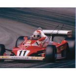 Niki Lauda signed 10 x 8 picture racing in F1 car. Good condition Est. œ15 - 20