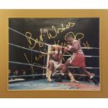 Lennox Lewis signed 10 x 8 colour photo in mount. Good condition Est. œ10 - 15