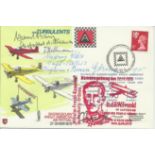 Hitlers Personal Pilot Hans Baur, Ludwig Weber, Wilhelm Hillmann signed The Turbulents cover