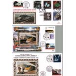 Benham Channel Tunnel FDC about 40 covers comm. Major Tunnel events plus Official FDCs and few stamp