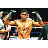 Amir Khan Boxing Champion Hand Signed 12 X 8 Inch Photo. Good Condition Est. œ5 - 8