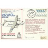Kyosti Karhila signed Last Flight in Royal Air Force Service cover dated 20th Jan 1978 with 6x4