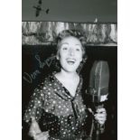 Vera Lynn - 8x12 inch photograph hand signed by wartime entertainer Dame Vera Lynn. Good condition