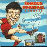 Emlyn Hughes signed to front and inside his DVD Famous football stories. Good condition Est. œ10 ?