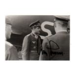 Adolf Galland KC signed 6 x 4 b/w photo with VIPs. Good condition Est. œ20 - 30