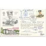 Battle of Britain Multisigned cover. Lord Dowding Sheltered House Project cover. Signed by nine