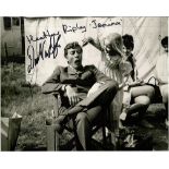 Dick Van Dyke and Heather Ripley signed 10x8 b/w photo from Chitty Chitty Bang Bang rare