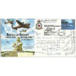 JS(CC)36a 57th Anniv Battle of Britain Signed by 17 Battle of Britain Pilots Crew 14 09 97 Westerham