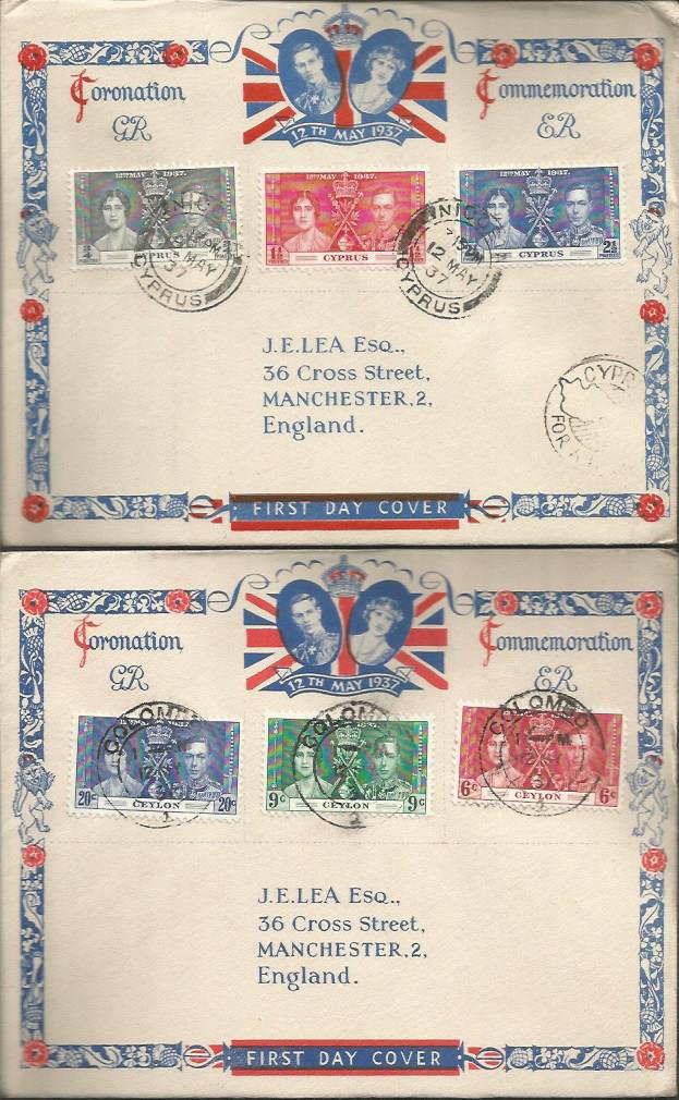 1937 Coronation FDC collection. A very unusual album of 61 covers from the Commonwealth, - Image 6 of 6