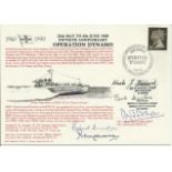 1990 50th Anniversary of Operation Dynamo - The Dunkirk Evacuation. Signed by Charles Strudwick (Cox