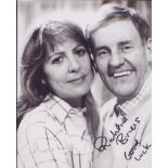 Ever Decreasing Circles. 10”x8” signed picture signed by Richard Briers and Penelope Wilton.