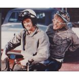 Dumb and Dumber - Jeff Daniels. 10x8 signed picture in character from ‘Dumb and Dumber.’ Excellent.