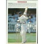 Autographed Cricket magazines. 13 included. Some of autographs included are Graham Lloyd, Mike