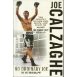 Joe Calzaghe signed paperback book. Signed on inside title page. Good condition