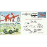 Red Arrows full 1997 Team signed Goodwood Festival of Speed cover. Good condition