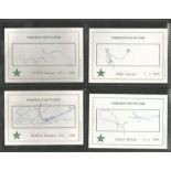 Cricket collection. Consists of 65 signed cards each signed by a test player either from Pakistan,
