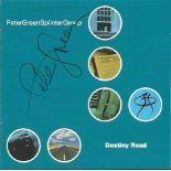 Peter Green signed CD. Destiny Road by the Peter Green Splinter Group, signed by Peter Green on