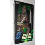 Peter Mayhew & Mark Hamill signed large Chewbacca Leia Star Wars Boxed figure. Good condition