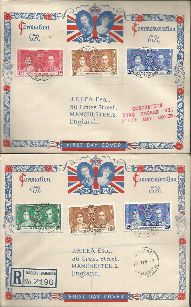 1937 Coronation FDC collection. A very unusual album of 61 covers from the Commonwealth, - Image 2 of 6