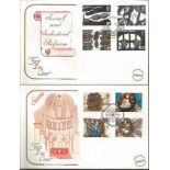 FDC collection. Includes 9 covers. Amongst those included are Cats. Royal Wedding, 150th anniv of