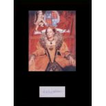 Elizabeth I - Glenda Jackson. 10x8 signed picture in character from her award winning portrayal