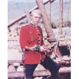 Zulu - Michael Caine. Iconic signed picture in character from the movie ‘Zulu.’ Excellent.
