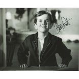 Butch Patrick signed 10 x 8 b/ w photo. Starred in the Munsters Good condition