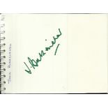 Sport Autograph Album 28 autographs including cricket, Rugby & Football. Includes Tim Bresnan,