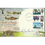 Sir Douglas Bader DSO DFC signed 1965 Battle of Britain FDC with 4d, 9d, 1/3s stamps only with