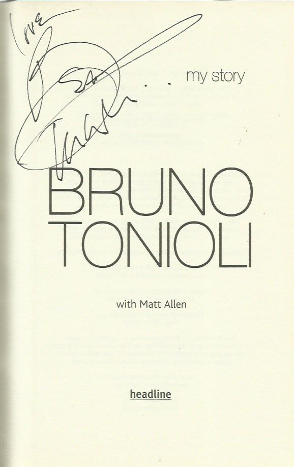 Bruno Tonioli signed My Story hardback book. Signed on inside title page. Good condition - Image 2 of 2