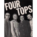 The Four Tops signed booklet. Lovely vintage booklet signed by the Four Tops - Levi Stubbs, Obie