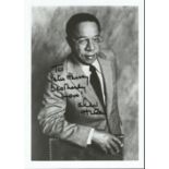 Alex Haley signed photograph. 7x5 black and white photograph signed by the author of the 1976 book