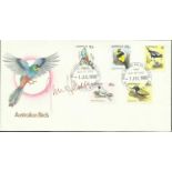 Jim Henson Muppets signed 1980 Australian Birds FDC, scarce autograph. Good condition