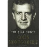 Colin Montgomerie signed The Real Monty autobiography. Signed on inside title page. Good condition